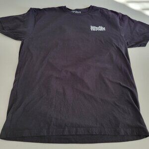 Heroin Skateboards Skate Zombie T Shirt Size XL Black Graphic Tee EUC